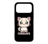 Penelope Motif Chat Mignon pour Fille Nom Penelope Coque pour iPhone 17 Pro Max