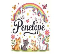 Penelope Personalized Sketch Book: Glossy Cover with 100+ Pages for drawing, coloring and using imagination. First few sheets have idea starters. ... go, and better than screens and electronics.