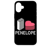 Penelope Prénom personnalisé I Love Penelope Coque pour iPhone 16 Plus