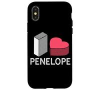 Penelope Prénom personnalisé I Love Penelope Coque pour iPhone X/XS