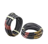 Pengchang Courroie trapézoïdale Triangulaire métrique de Section A, for Voiture/Tondeuse à Gazon, Largeur 13 mm x 8 mm, Longueur 500 mm à 3000 mm.(A-2500)