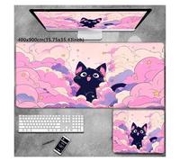 Pengchang Kawaii Caiyun Chat Tapis de Souris Accessoires PC Tapis de Bureau Protection Ordinateur Gamer Tapis de Bureau(8,500x1000x2mm)