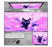 Pengchang Kawaii Caiyun Chat Tapis de Souris Accessoires PC Tapis de Bureau Protection Ordinateur Gamer Tapis de Bureau(7,500x1000x3mm)