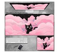 Pengchang Kawaii Caiyun Chat Tapis de Souris Accessoires PC Tapis de Bureau Protection Ordinateur Gamer Tapis de Bureau(6,500x1000x2mm)