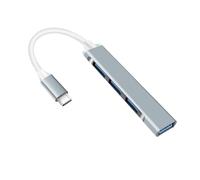 Pengchang Répartiteur de Station d'accueil Multi-Ports 3 0 USB A 3.0 2.0 Hub Type C, Extension de Dock, Large Application for PC Portable(Pink)