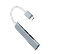 Pengchang Répartiteur de Station d'accueil Multi-Ports 3 0 USB A 3.0 2.0 Hub Type C, Extension de Dock, Large Application for PC Portable(Brown)