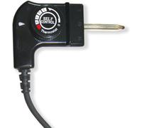 PENGCHE Thermostat Câble Plancha Universel 10A 250V 2000W, Cordon Alimentation Barbecue Électrique avec 5 Niveaux de Température, Prise de Rechange pour Gril et Poêle à Paella, Longueur 1 Mètre