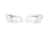 PENGFNB Autocollants Décoratifs Poignée Porte Intérieure pour 3er E90 2005-2012, Voiture ABS Housse Protection Garniture Couverture,Silber 2ST