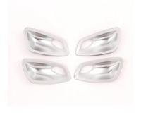 PENGFNB Autocollants Décoratifs Poignée Porte Intérieure pour 3er E90 2005-2012, Voiture ABS Housse Protection Garniture Couverture,Silver 4pcs