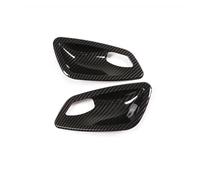 PENGFNB Autocollants Décoratifs Poignée Porte Intérieure pour E92 E93 335i M3 2007-2013, Voiture ABS Housse Protection Garniture Couverture
