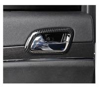 PENGFNB Autocollants Décoratifs Poignée Porte Intérieure pour Jeep Grand Cherokee WK2 2011-2020, Voiture ABS Housse Protection Garniture Couverture,Carbon Fiber