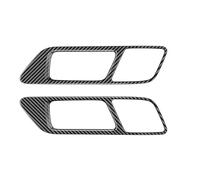 PENGFNB Autocollants Décoratifs Poignée Porte Intérieure pour Suzuki SPACIA Custom MK04 Series, Voiture ABS Housse Protection Garniture Couverture,Carbon Fiber Pattern
