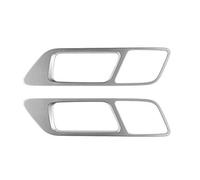 PENGFNB Autocollants Décoratifs Poignée Porte Intérieure pour Suzuki SPACIA Custom MK04 Series, Voiture ABS Housse Protection Garniture Couverture,Silver