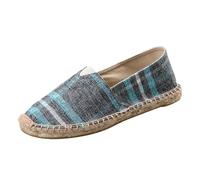 PengGengA Espadrilles décontractées pour Femmes et Hommes Espadrilles Slip-on Classiques Chaussures en Toile Adulte Unisexe Confort Plat Loafers Semelle Antidérapante
