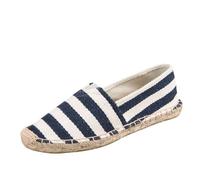 PengGengA Espadrilles décontractées pour Femmes et Hommes Espadrilles Slip-on Classiques Chaussures en Toile Adulte Unisexe Confort Plat Loafers Semelle Antidérapante