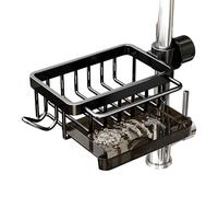 PengGengA Organisateur de Robinet de Cuisine Organisateur Evier Cuisine avec Bac d'écoulement Porte Eponge Porte Serviettes Rangement Organisation de Cuisine