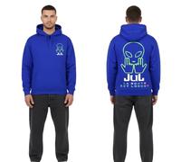PengGengA Sweat à Capuche JUL Mise à Jour Sweat-Shirt Vert ET Imprimé Haut Idée Cadeau Streetwear Hoodie - Bleu, XS