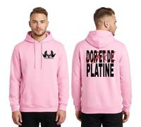 PengGengA Sweat Homme à Capuche Rappeur JUL Sweat-Shirt à Imprimé Haut de Manches Longues Idée Cadeau Streetwear Hoodie - Rosa, XXL