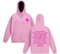 PengGengA Sweat Homme JUL Sweat-Shirt à Capuche Haut avec Message Violet Audacieux Idée Cadeau pour Fan Hoodie - Rosa, M