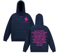 PengGengA Sweat Homme JUL Sweat-Shirt à Capuche Haut avec Message Violet Audacieux Idée Cadeau pour Fan Hoodie - Marine, S