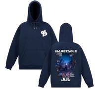 PengGengA Sweat Hood JUL Idée Sweat-Shirt à Capuche Streetwear Imprimé Haut à Cordon Cadeau pour Fan Tenue - Marine, M