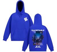 PengGengA Sweat Hood JUL Idée Sweat-Shirt à Capuche Streetwear Imprimé Haut à Cordon Cadeau pour Fan Tenue - Bleu, L