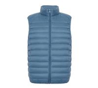 PengGengA Veste Doudoune Pliable Homme Hiver Gilet Padded Bodywarmer Veste Matelassée Légère Chaude sans Manches pour Randonnée, Voyage - Bleu Brume, L