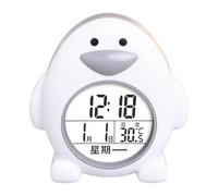 Pengguin Alarm Clock - Pengguin Digital Clock | Pengguin Shape Small Desk Clock, Penguins Digital Clock with Temperature Display, pengguin Clock For Kids Room