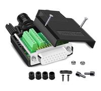 PENGLIN DB26 Adaptateur série sans soudure, RS232 D-SUB 26 broches, connecteur femelle 26 broches avec accessoires de boîtier