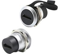 PENGLIN Lot de 2 câbles HDMI femelle vers femelle 4K, prise de passage HDMI 4K 30 Hz 3D et HDR