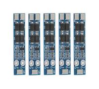 PENGLIN Lot de 5 cartes de protection de chargement 2S 7,4 V 8,4 V 8 A 18650 PCB BMS pour batterie au lithium Li-ion