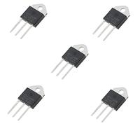 PENGLIN Lot de 5 thyristors BTA41-600B haute performance BTA41-600B TRIAC - Transistor bidirectionnel - Déclencheur de porte 1,3 V 100 mA - Trou de passage - 3 broches