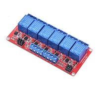 PENGLIN Module relais 5 V 12 V 24 V avec optocoupleur High ou Low Level Trigger pour Raspberry (1 pièce 6 canaux 12 V)