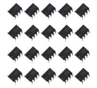 PENGLIN TL072 Lot de 20 amplificateurs à faible bruit JFET double Op-Amp 0 perations IC Chip DIP-8