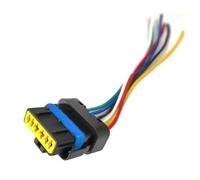 PENGNAQP Connecteur Faisceau Compatible avec Clio III MK3 2005 2006 2007 2008 2009 2010 2011 2012 2013 2014 Connecteur de feu arrière à 6 Broches câblage précâblé