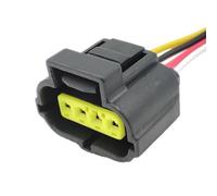 PENGNAQP Connecteur Faisceau Compatible avec Toyota Connecteur De Capteur D'accélérateur 4 Broches TPS Pigtail 1JZ-GTE 2JZ-GTE 178399-2 184046-1 90980-10711