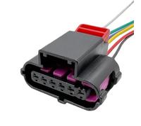 PENGNAQP Connecteur Faisceau Compatible avec VW 8K0 973 706 6 Broches Voiture accélérateur pédale d'accélérateur Prise Faisceau de câbles connecteur étanche Automatique(6Pin Female)
