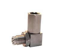 PENGNAQP Sonde Lambda Capteur d'oxygène O2 Universel éliminateur CEL entretoise d'extension coudée à 90 degrés 02 M18 X 1.5 de Remplacement