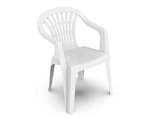 Pengo Blanc Fauteuil Monobloc Lyra en Plastique