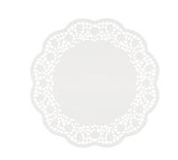 PENGO Lot de 12 Dessous de gâteau décoratifs en Papier Blanc 30 cm