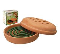 Pengo M123213 - Brûleur Spirale Anti-moustiques Terre Cuite avec 10 Spirales