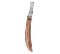 PENGQIANJU Ciseau à Sabot en Acier, Couteau à Sabot courbé avec Manche en Bois, Outil de maréchal-ferrant Efficace pour Tailler Les Sabots des Chevaux Miniatures et ordinaires