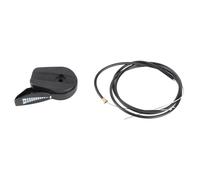 PENGQIANJU Kit de Remplacement de Commande de commutateur de câble d'accélérateur Universel 59'' pour tondeuses à Gazon, Jardin, poussée Manuelle, Couleurs Noir et Rouge, Longue durée de Vie (Noir)