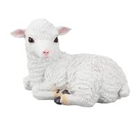 PENGQIANJU La Vie comme Une Statue de Mouton décoration de Jardin résine conçue pour Une Utilisation Polyvalente en Plein air (Couché)