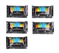 PENGQIANJU Lot de 5 paquets de flammes cosmiques pour changer de couleur - Longue durée - Pour l'intérieur et l'extérieur