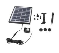PENGQIANJU Pompe de Fontaine Solaire Flottante 6,5 W, Haute efficacité de Conversion, Plongeur de Sol, étanchéité IP68, pour piscines de Jardin extérieures