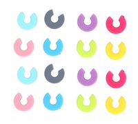 PENGQIANJU Silicone Vin Glass Marker Circle Identifiant Étiquette de thème spécial drôle pour Party Buffet Festival Bar