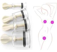 PENGSHAO Sein Mamelon Sucker Femmes Rotatif Torsion Ventouse Dispositif Mamelon Sucker Clitoris Pompe à Vide Agrandissement Amplificateur Sextoy 6 Tailles,L+XXL