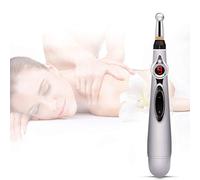 PENGSHAO Stylo D'acupuncture Électronique Acupuncture Meridian Therapy Machine Stylos D'énergie Masseur Soulagement Douleur Outils avec Têtes De Massage, 9 Niveaux