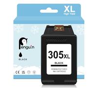 Penguin 305XL Cartouche pour HP 305 DeskJet 2700e 2710e 2720e 2721e 2722e 2723e 2720 2721 2722 2723 2755 4120e 4110e 4122e 4130e Envy 6432e 6032e 6020e 6420e Imprimante Cartouche Encre 305 XL Noir